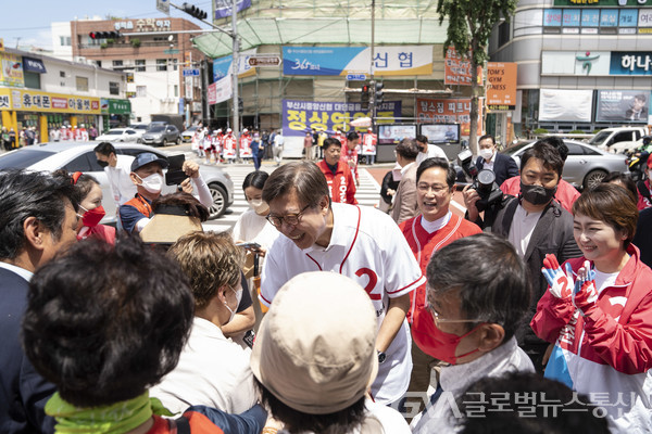 (사진제공:박형준후보선대위) 남구 집중유세