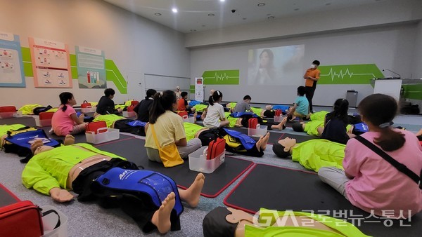 (사진제공:중구) 응급처치 및 안전교육 체험