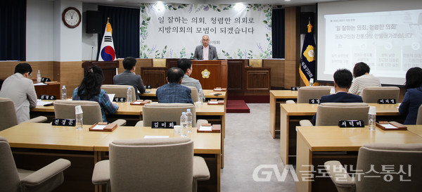 (사진제공:동래구의회) 제9대 후반기 개원 후 첫 기자간담회