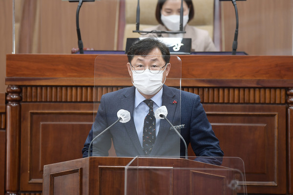 (사진:김포시의회, 김종혁 의원 5분 자유발언)