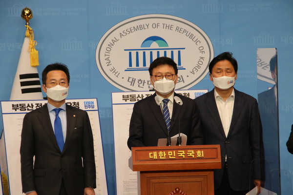 (사진:글로벌뉴스통신 최광수 기자)(좌측부터)박광온,박성준,김영진 의원