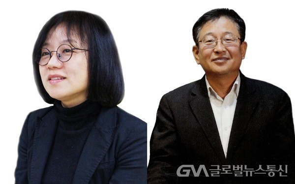 (사진제공:김해시) 손경년 신임 대표이사, 김병오 신임 경영기획본부장