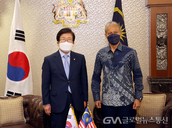 박병석 의장, 말레이 하원의장 회담.