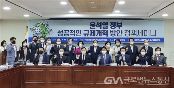 (사진제공:홍석준 의원실) 윤석열정부 성공적인 규제개혁 방안 정책세미나 개최