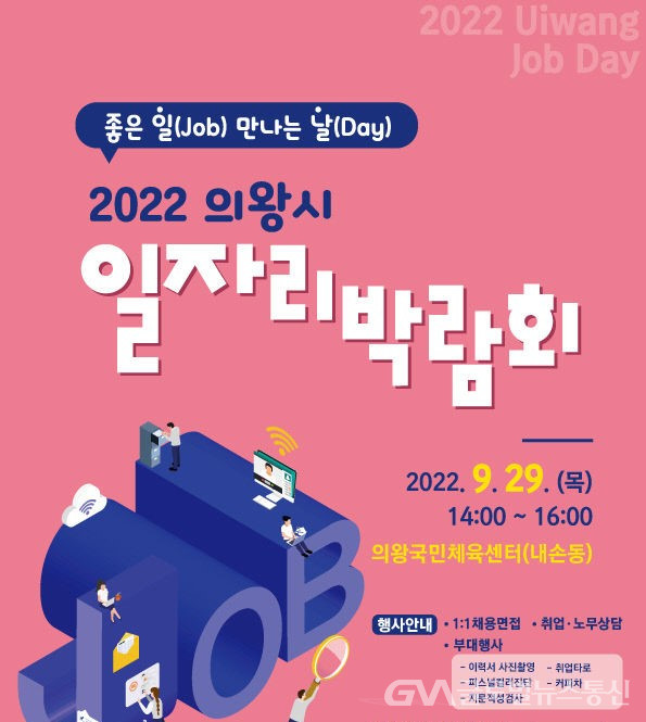 (사진제공:의왕시)의왕시, 일자리박람회 '좋은 일(Job) 만나는 날(Day)' 29일 열어