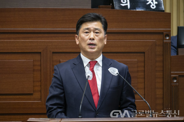 김대일 의원 5분 자유발언 사진