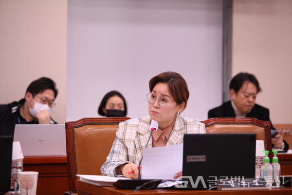 (사진:글로벌뉴스통신 권혁중) 임오경 의원 (더불어민주당)