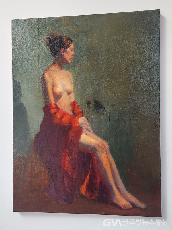 (사진촬영 : 글로벌뉴스통신 송영기 기자)  2014, Oil on canvas, 60 x 43 cm