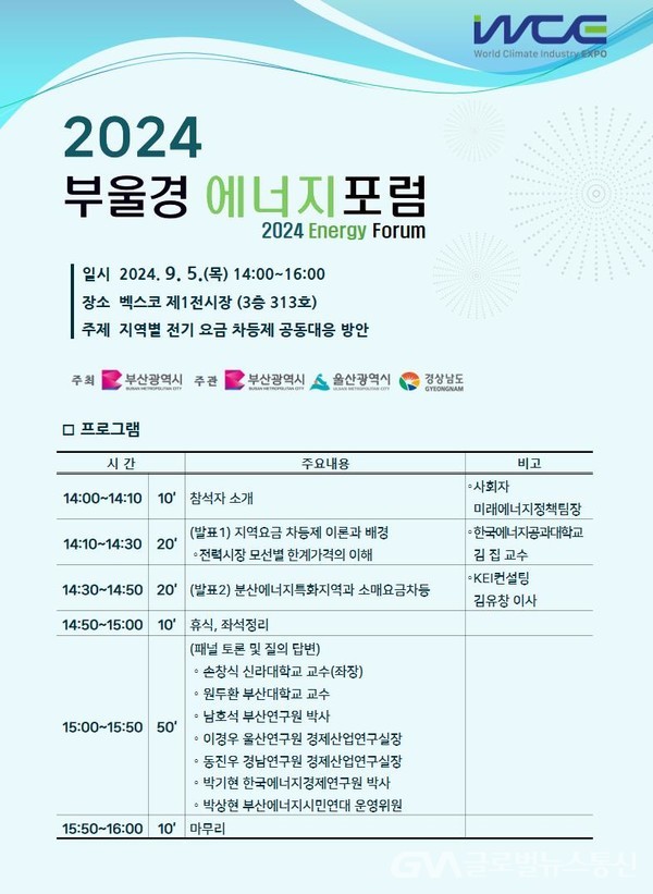 (사진제공:부산시) 2024년 부울경 에너지포럼