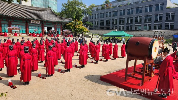 (사진촬영 : 글로벌뉴스통신 송영기 기자) 공기2575년 성균관 가을 석전제 전경