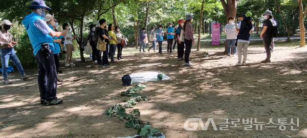 (사진:협회) 2023년도 전국숲해설가 경연대회 모습(강원도 양양)