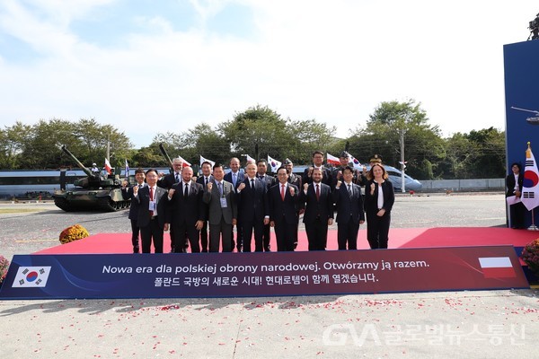 (사진제공:창원특례시) 안제이 두다 폴란드 대통령 현대로템, 한화에어로 방문