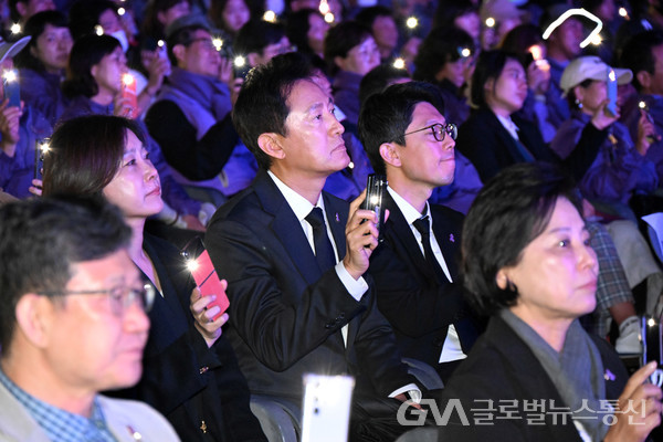 (사진 : 서울시) 오세훈 서울시장이 이태원 참사 2주기 시민 추모대회에 참석 했다