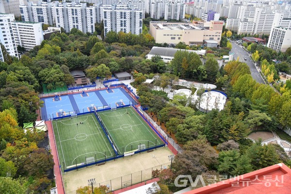 (사진제공: 노원구청) 노해청소년체육시설 현장사진