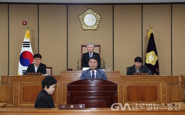 (사진제공:하동군) 박희성 의원, 군민 불편 줄이는 도로 관리 방안 제안