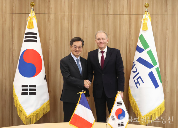 (사진제공:경기도)계속된 경제분야 행보 김동연…에어리퀴드사, 2,500만달러 투자 계획 논의